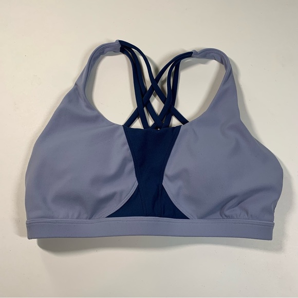 XS Buff Bunny “Namastay” Sports Bra Free Fallin Blue - Picture 4 of 15